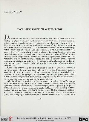 33/34: Dwór Nieborowskich w Nieborowie