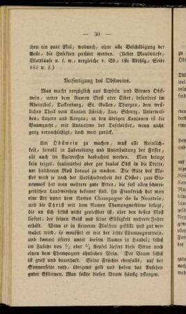 Verfertigung des Obstweins