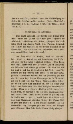 Verfertigung des Obstweins