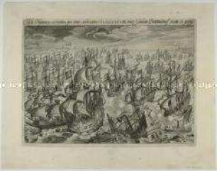 Untergang der spanischen Armada in der Schlacht bei Dover gegen England und Holland, 31. Juli bis 2. August 1588