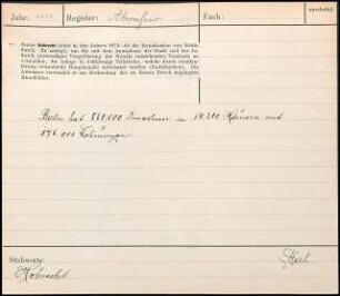 James Hobrecht führt in den Jahren 1873-1883 die Kanalisation von Berlin durch