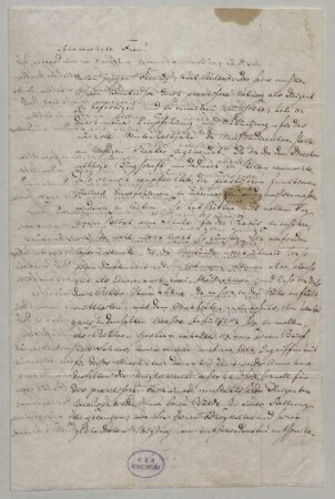 Richard Wagner (1813 - 1883) Autographen: Brief von Richard Wagner an Franziska von Bülow - BSB Autogr.Cim. Wagner, Richard.5