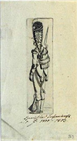 Spanischer Infanterist aus den Jahren 1811-1813