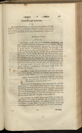 §. 13. - Anmerkung ad §. 13.