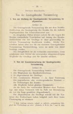 Dritter Abschnitt. Von der Gesetzgebenden Versammlung