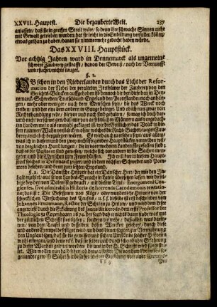Das XXVIII. Hauptstück.