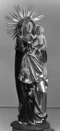 Anna selbdritt : Anna selbdritt (um 1480). Mödingen, Klosterkirche Mariä Himmelfahrt