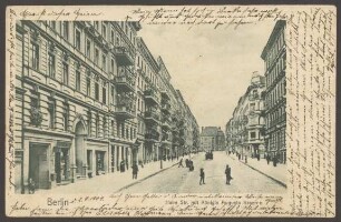 Ansichtskarte Blick in die Heimstraße