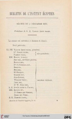 Séance du 3 décembre 1897