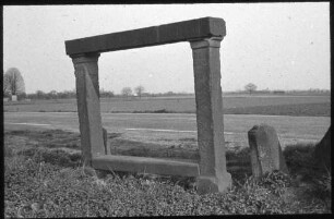 Steinerne Ruhebank im Elsass