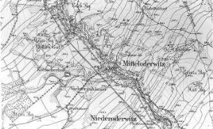 Oderwitz-Niederoderwitz. Meßtischblatt, Sekt. Oberwitz, 1883