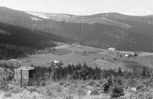 Arber-Kaitersbergzug : Blick von der Scheiberstraße auf den Arber-Kaitersbergzug bei Lohberg
