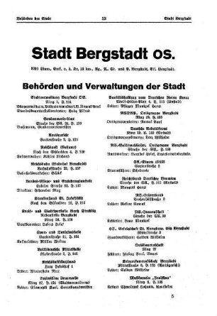 Stadt Bergstadt OS.
