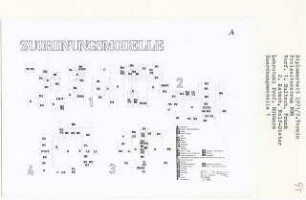 Freizeitzentrum BBR, Berlin-Gropiusstadt (Diplomarbeit bei Kurt Dübbers): Zuordnungsmodelle