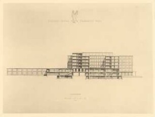Hotel, Frankfurt/Main: Längsschnitt 1:200