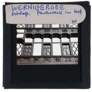 Wernigerode, Schloss : Fassadendetail