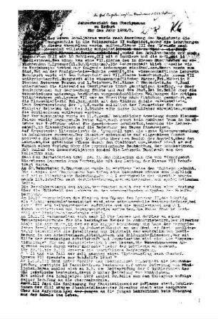 1922/23: Jahresbericht ... - 1922/23