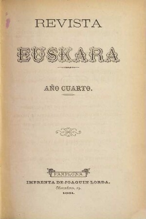 Revista euskara. 4. 1881