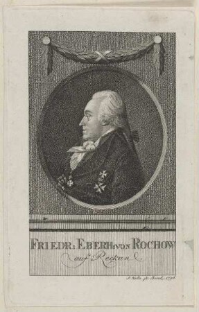 Bildnis des Friedrich Eberhard von Rochow, Domherr in Halberstadt