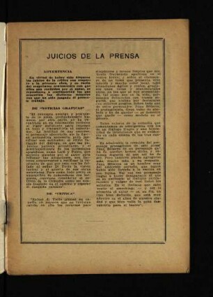 Juicios de la prensa