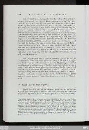 The Kurds and the First Republic