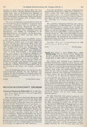 388-389 [Rezension] Keine Einbahnstrassen