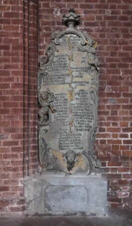 Epitaph für Johann Gerhard Becker (gest. 1776) und seine Gemahlin Katharina Elisabeth (gest. 1791)