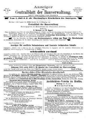 Anzeiger zum Zentralblatt der Bauverwaltung, No. 25