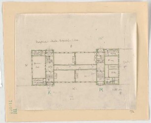 Fischer, Theodor; Holzkirchen; Schule - Grundriss EG