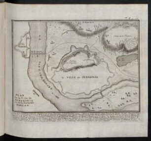 Plan de la Ville de Strigonie et de la Forteresse Parcan