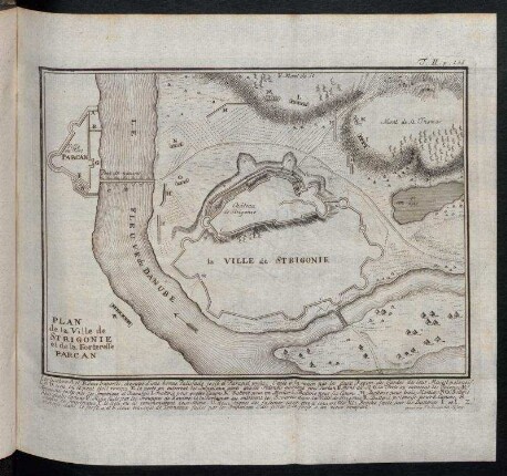 Plan de la Ville de Strigonie et de la Forteresse Parcan