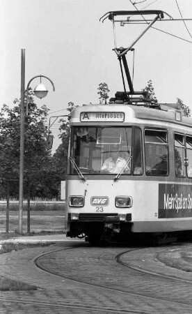 Straßenbahn der Verkehrsbetriebe Karlsruhe