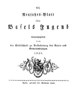 6: Neujahrsblatt für Basels Jugend - 6.1826