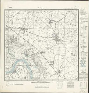Meßtischblatt 2169 : Leitzkau, 1936 : Leitzkau. - Hrsg. 1902, einz. Nachtr. 1936. - 1:25000. - [Berlin]: Reichsamt für Landesaufnahme, 1936. - 1 Kt.