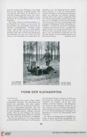 3: Form der Kleingärten