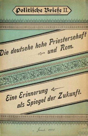 Politische Briefe. 2. 1893
