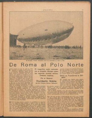 De Roma al Polo Norte