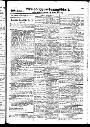 408.Ausgabe. Freitag, 19. März 1915