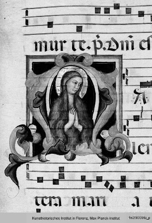 Initiale M mit der Heiligen Maria Magdalena - Proprium de tempore