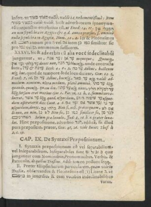 Cap. IX. De Syntaxi Praepositionum.