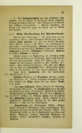 34. Erste Ausbreitung des Christenthums