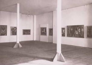 Raumaufnahmen der 2. Deutschen Kunstausstellung August/Oktober 1949