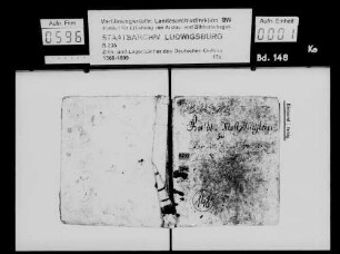 Amt Neuhaus: Zinsregister (Gültmostbüchlein) zu Markelsheim und Igersheim, mit Nachträgen