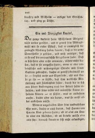 Ein und Vierzigstes Kapitel. - Sieben und vierzigstes Kapitel.