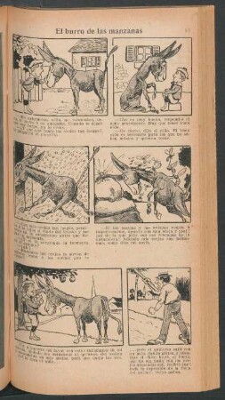El burro de la manzanas - [Cómic]