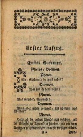 Die Tochter des Aristides : Ein Lustspiel in fünf Aufzügen
