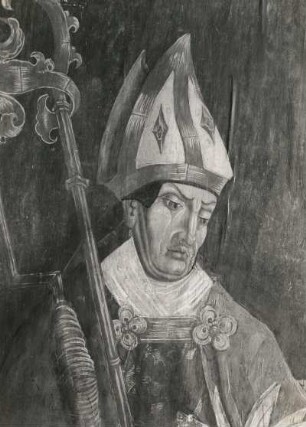 Sachsen. Ponickau. Flügelaltar, 1511. Heiliger Erasmus, Kopf