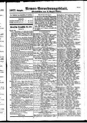 1077.Ausgabe. Mittwoch, 2. August 1916