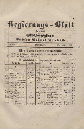 Nr. 2 : 26. Januar 1859