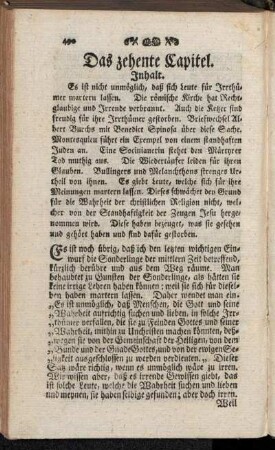 Das zehente Capitel.